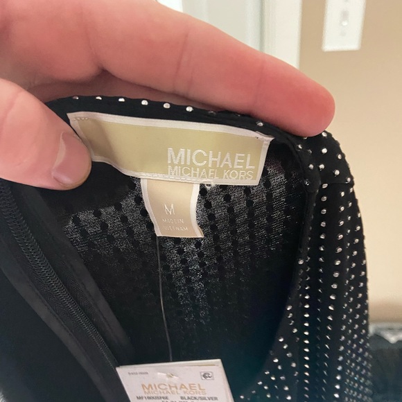 Michael Kors Black and Silver dress. - Picture 2 of 7